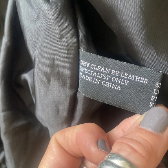 Vintage leather veteran of foreign wars bomber jacket XL - Picture 11 of 16